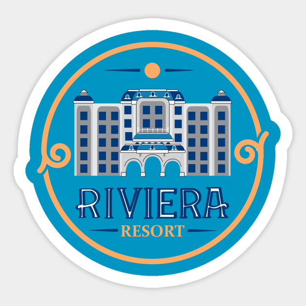 Riviera Resort Sticker by Lunamis